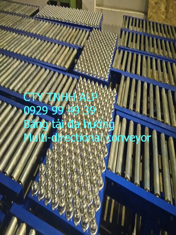 Băng tải đa hướng – Giải pháp chuyển hướng linh hoạt cho dây chuyền sản xuất hiện đại