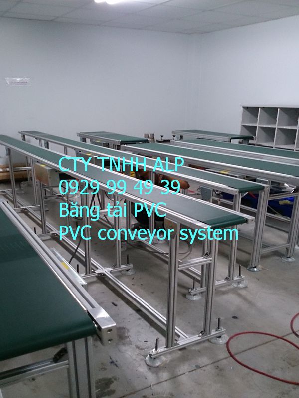 Băng tải PU khung nhôm định hình