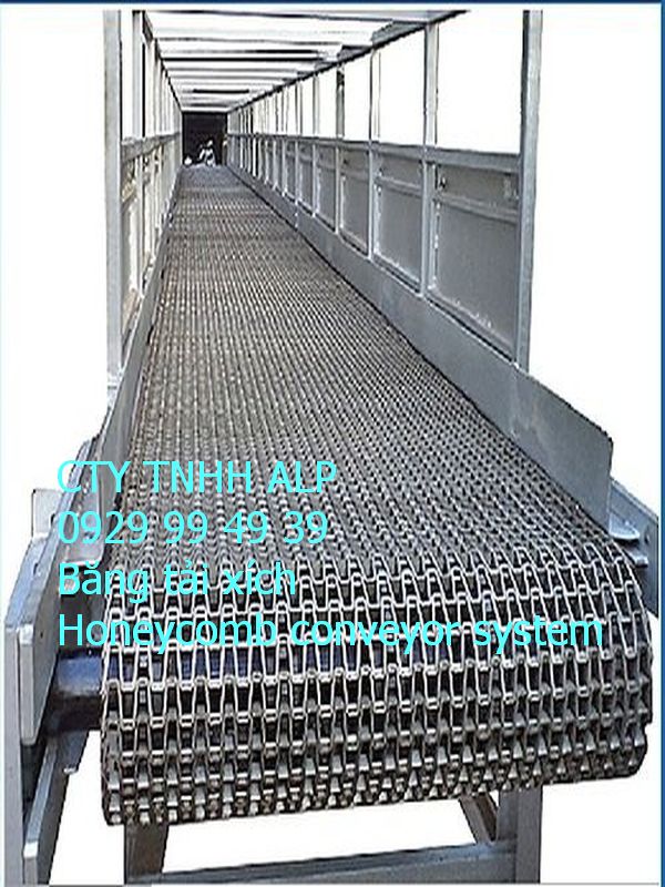 Băng tải xích tổ ong