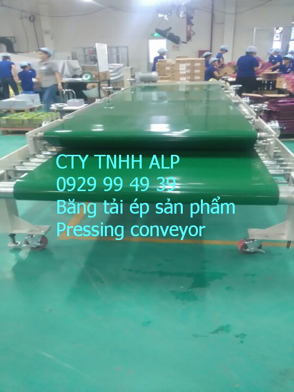 Băng tải ép sản phẩm